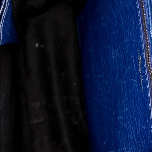 Stylish 3.1 Phillip Lim Blue Leather Pashli Backpack | Designer Backpack - Picture 6 of 6